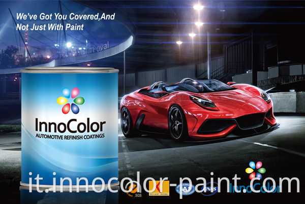 InnoColor Auto Paint Professionista Produttore professionale 2K Auto Auto BaseCoat Topcoat Sistema di miscelazione Vernice per automobili Vernice per auto all'ingrosso